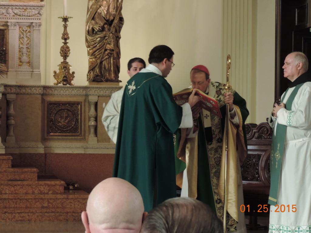 Mass at St Casimirs 1-25-15