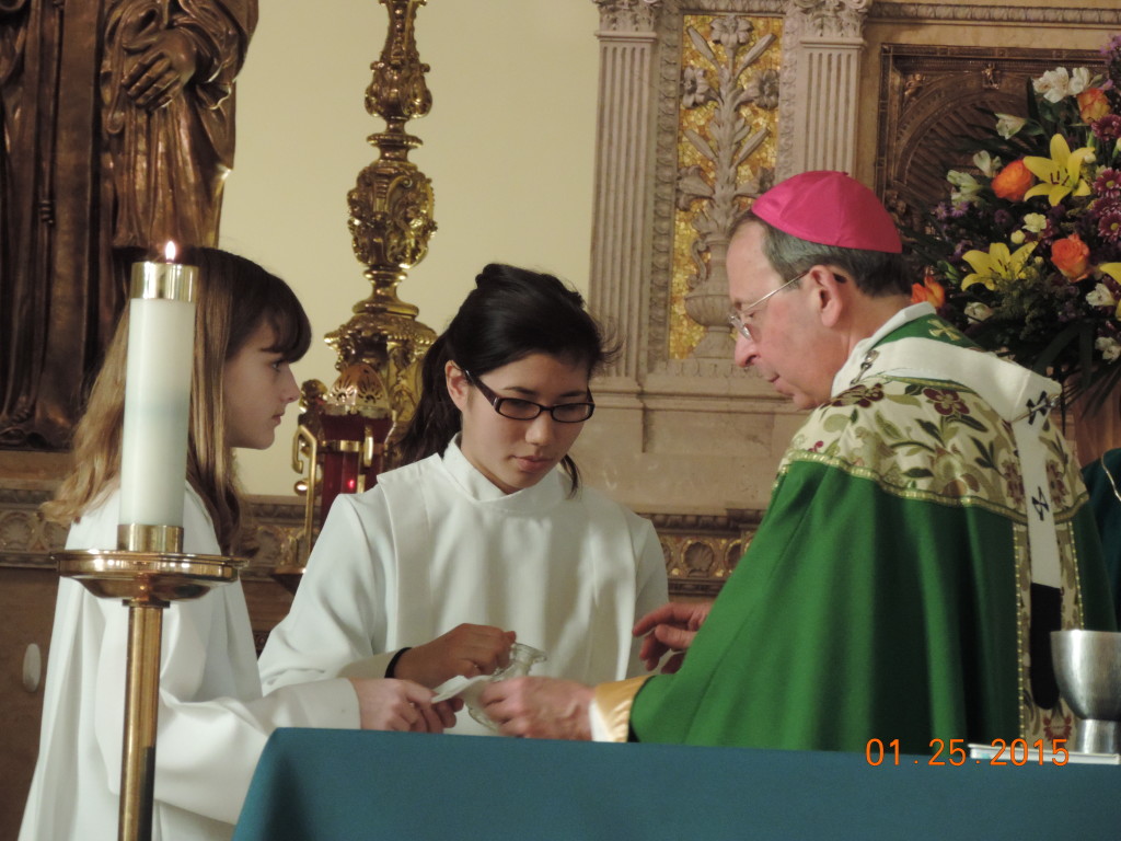 Mass at St. Casimirs 1-25-15